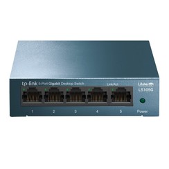 LS105G | Unmanaged | Gigabit Ethernet (10/100/1000 Mbps) | Blauw