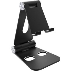 Phone Stand Holder Metal maat M - Zwart