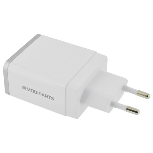 Mobiparts Wall Charger Dual USB 2.4A White