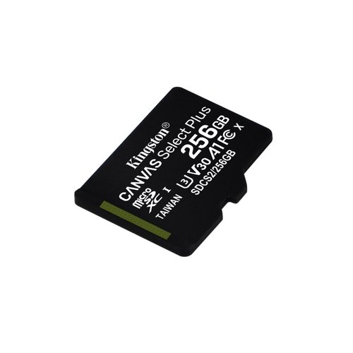 Kingston Canvas Select Plus | MicroSDXC | 256GB | Class 10 | UHS-I U1