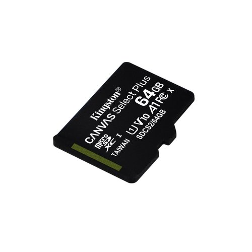 Kingston Canvas Select Plus | MicroSDXC | 64GB | Class 10 | UHS-I U1