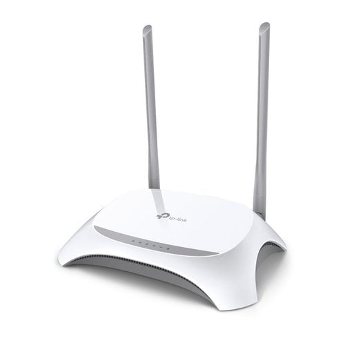 TP-Link TL-MR3420 | 4G LTE Router | WiFi 4 (2,4 GHz) Single-band | Ethernet Fast (10/100 Mbps) | tot ~300 Mbit/s