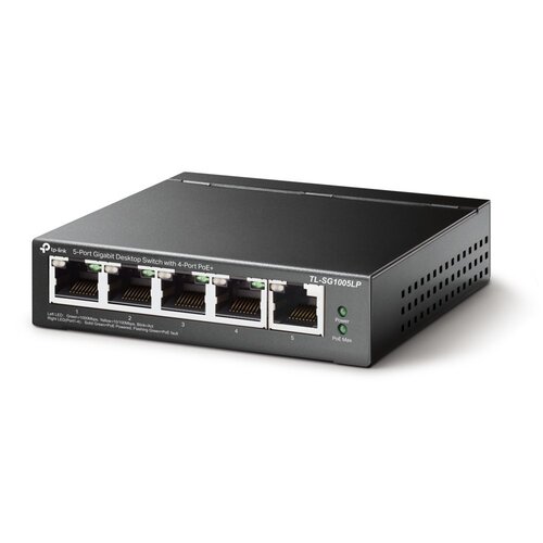 TP-Link TL-SG1005LP | Unmanaged | Gigabit Ethernet (10/100/1000 Mbps) | Power over Ethernet (PoE)