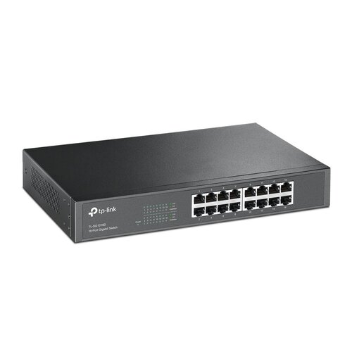 TP-Link TP-LINK TL-SG1016D | Unmanaged Gigabit Ethernet Switch | 16 Poorten | Zwart