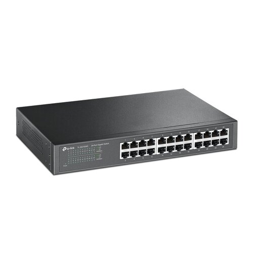 TP-Link TL-SG1024D | Unmanaged Switch | 24 Poorten | Gigabit Ethernet (10/100/1000 Mbps) | Grijs