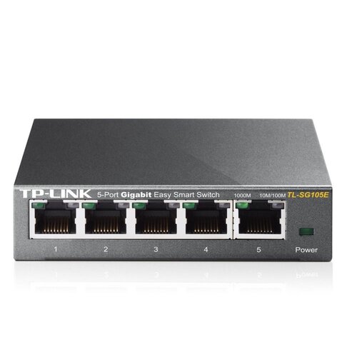 TP-Link TL-SG105E | 5-Poorts Gigabit Easy Smart Switch | Managed