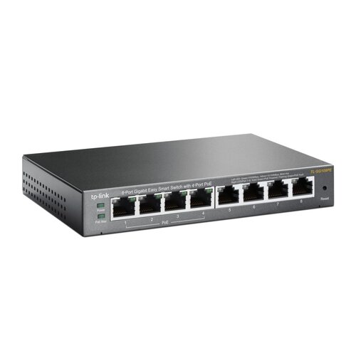 TP-Link TL-SG108PE | 8-Poorts Gigabit Easy Smart Switch | 4x PoE+ | Managed