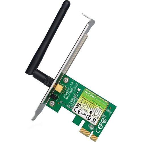 TP-Link TP-LINK TL-WN781ND | Wi-Fi 4 PCI Express Adapter | Intern WLAN | 150 Mbps | Zwart