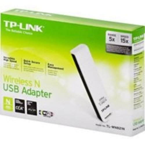 TP-Link TL-WN821N | Wi-Fi 4 USB Adapter | 300 Mbps | 2,4 GHz | USB 2.0 | Zwart