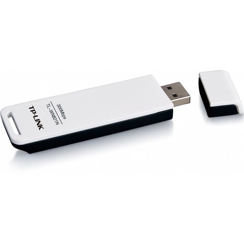 TP-Link TL-WN821N | Wi-Fi 4 USB Adapter | 300 Mbps | 2,4 GHz | USB 2.0 | Zwart