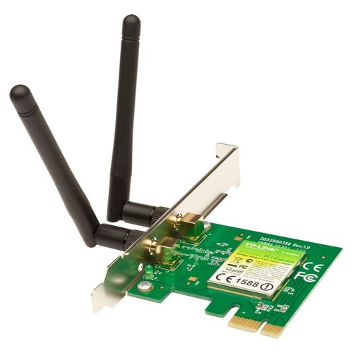 TP-Link TP-LINK TL-WN881ND | Wi-Fi 4 Intern WLAN PCI Express | 300 Mbps | 2,4 GHz | Zwart
