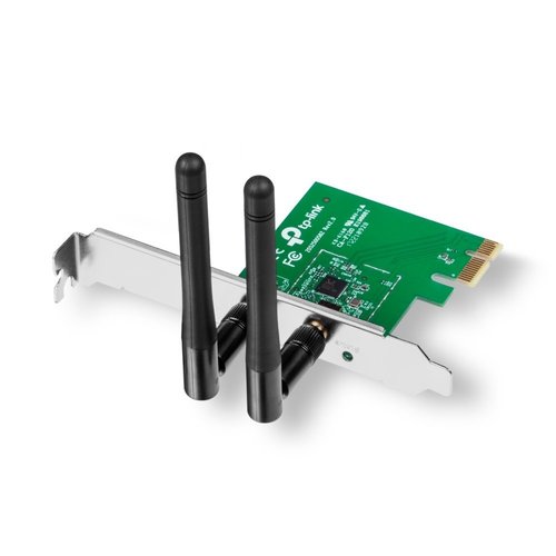 TP-Link TP-LINK TL-WN881ND | Wi-Fi 4 Intern WLAN PCI Express | 300 Mbps | 2,4 GHz | Zwart