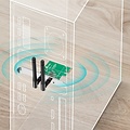 TP-Link TP-LINK TL-WN881ND | Wi-Fi 4 Intern WLAN PCI Express | 300 Mbps | 2,4 GHz | Zwart