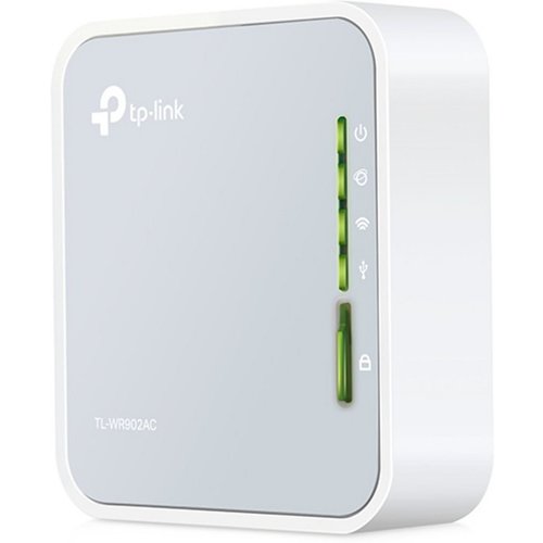 TP-Link TP-LINK TL-WR902AC draadloze router Fast Ethernet Dual-band (2.4 GHz / 5 GHz) 3G 4G Wit