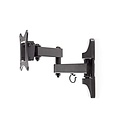 Nedis TVWM1530BK | Draai- en kantelbare TV-plafondbeugel | 23''-55'' | max 30kg | VESA 400x400