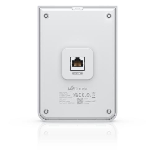 Ubiquiti UniFi U6 In-Wall | WiFi 6 Access Point | 573 Mbit/s | PoE+ | Inclusief Montagebeugel
