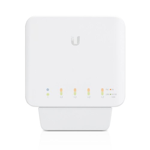 Ubiquiti UniFi USW-FLEX | Managed L2 Switch | Gigabit Ethernet (10/100/1000) | Power over Ethernet (PoE) | Wit
