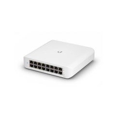UniFi Switch Lite 16 PoE | Managed L2 Switch | 16 Poorten | Gigabit Ethernet (10/100/1000 Mbps) | PoE | Wit