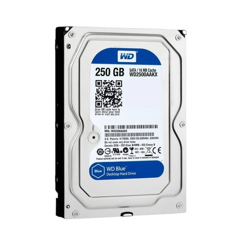 Western Digital HDD WD Blue 3.5inch / 250GB / 7200RPM PULLED (refurbished)
