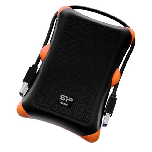 Silicon Power Rugged Armor Externe Harde Schijf | 1TB | USB 3.2 | Zwart