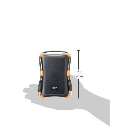 Silicon Power Rugged Armor Externe Harde Schijf | 1TB | USB 3.2 | Zwart
