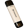 Transcend JetFlash 930C USB flash drive 256 GB USB Type-A / USB Type-C 3.2 Gen 1 (3.1 Gen 1) Goud