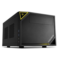Shark Zone C10 | Mini-ITX Case | Zwart/Geel
