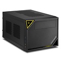 Sharkoon Shark Zone C10 | Mini-ITX Case | Zwart/Geel
