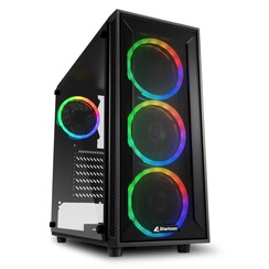 TG4M RGB | Midi Tower Case | Zwart