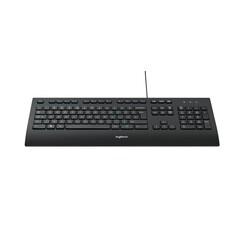 K280e toetsenbord USB QWERTY US International Zwart