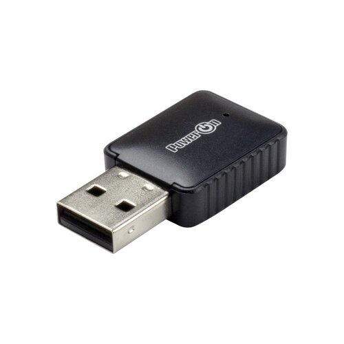 Inter-Tech DMG-07 | Wi-Fi 5 & Bluetooth 4.2 USB Adapter | 650 Mbps | Dual-band (2,4 GHz / 5 GHz) | Zwart