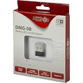 Inter-Tech DMG-08 | Wi-Fi 4 & Bluetooth 4.0 USB Adapter | 150 Mbps | 2,4 GHz | USB 2.0 | Zwart