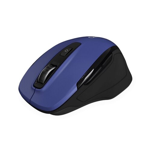 QWare Qware Glasgow | Draadloze Muis | Rechtshandig | RF + Bluetooth | 1600 DPI | Blauw/Zwart