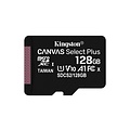 Kingston Canvas Select Plus | MicroSDXC | 128GB | Class 10 | UHS-I U1