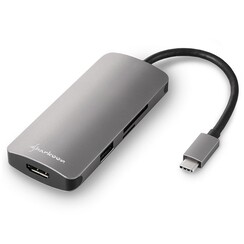 DUB-CMPA | Multiport Adapter | USB-C 3.2 Gen 1 | Grijs