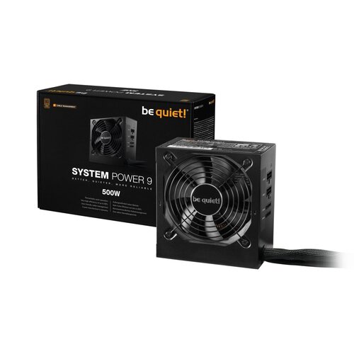 be quiet! System Power 9 500W CM | 500 Watt Bronze ATX PSU | Deels Modulair | Power Supply | Voeding