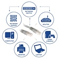 ACT netwerkkabel | Patchkabel | Cat6 | U/UTP (UTP) | 0,5 m | Grijs | RJ45 connectoren