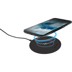 Wireless Quick Charger | Draadloze Oplader 15W Flat Qi | Zwart