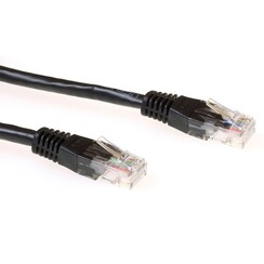 netwerkkabel | Cat6 | U/UTP (UTP) | 0,5 m | Zwart