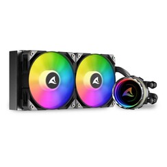 S80 RGB Computer behuizing, Processor Alles-in-één vloeistofkoeler 12 cm Zwart 1 stuk(s)