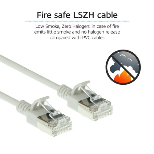 ACT netwerkkabel | Cat6a | U/FTP (STP) | 5 m | Grijs | DC7005