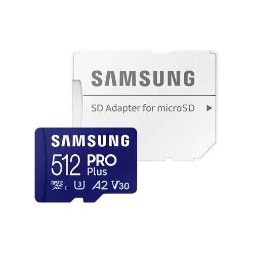 Samsung EVO Plus | MicroSDXC | 512GB | Class 10 | UHS-I U3
