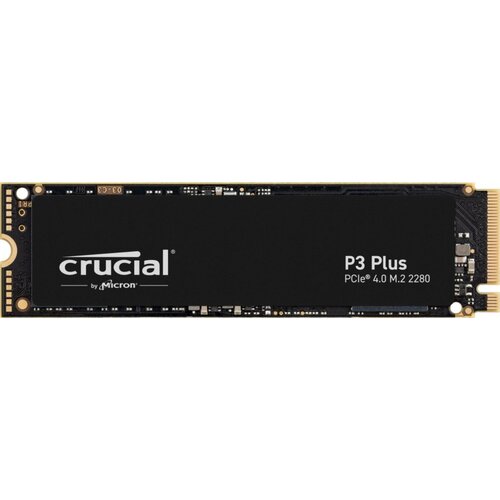 Crucial P3 Plus | 1TB NVMe SSD | M.2 | Gen4 | 5.000MB/s Lezen | 3.600MB/s Schrijven