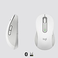 Logitech Signature M650 | Draadloze Muis | Linkshandig | RF + Bluetooth | 2000 DPI | Wit