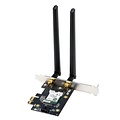 Asus ASUS PCE-AXE5400 Interne WLAN-kaart | Wi-Fi 6E (802.11ax) | 2402 Mbit/s | Tri-band (2,4 GHz / 5 GHz / 6 GHz) | Bluetooth 5.2