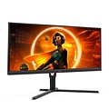 AOC G3 U34G3XM/EU LED display 86,4 cm (34") 3440 x 1440 Pixels UltraWide Quad HD Zwart, Rood