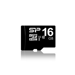 16GB MicroSDHC Class10 UHS-1 incl. SD-adapter Zwart