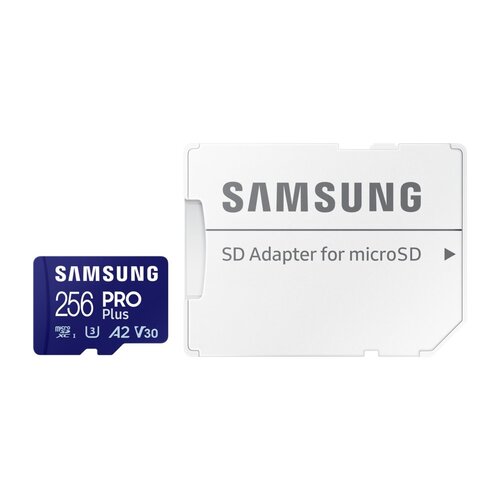 Samsung PRO Plus | MicroSDXC | 256GB | Class 10 | UHS-I U3