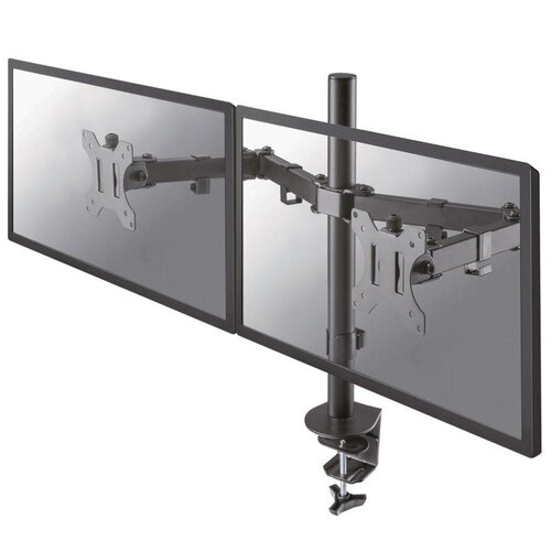 Newstar Neomounts  FPMA-D550DBLACK | Verstelbare Monitor-bureaubeugel | Tot 32" | Max 8kg | VESA 100x100 | 2 Monitoren