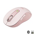 Logitech Signature M650 | Draadloze Muis | Rechtshandig | RF + Bluetooth | 2000 DPI | Roze